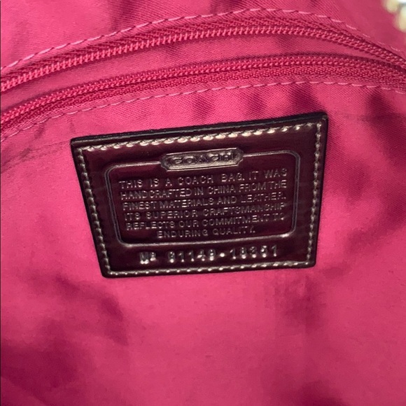 SOLD Coach Poppy Shoulder Bag “Like New” - Picture 9 of 11